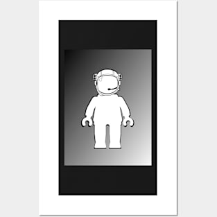 Banksy Style Astronaut Minifig, Customize My Minifig Posters and Art